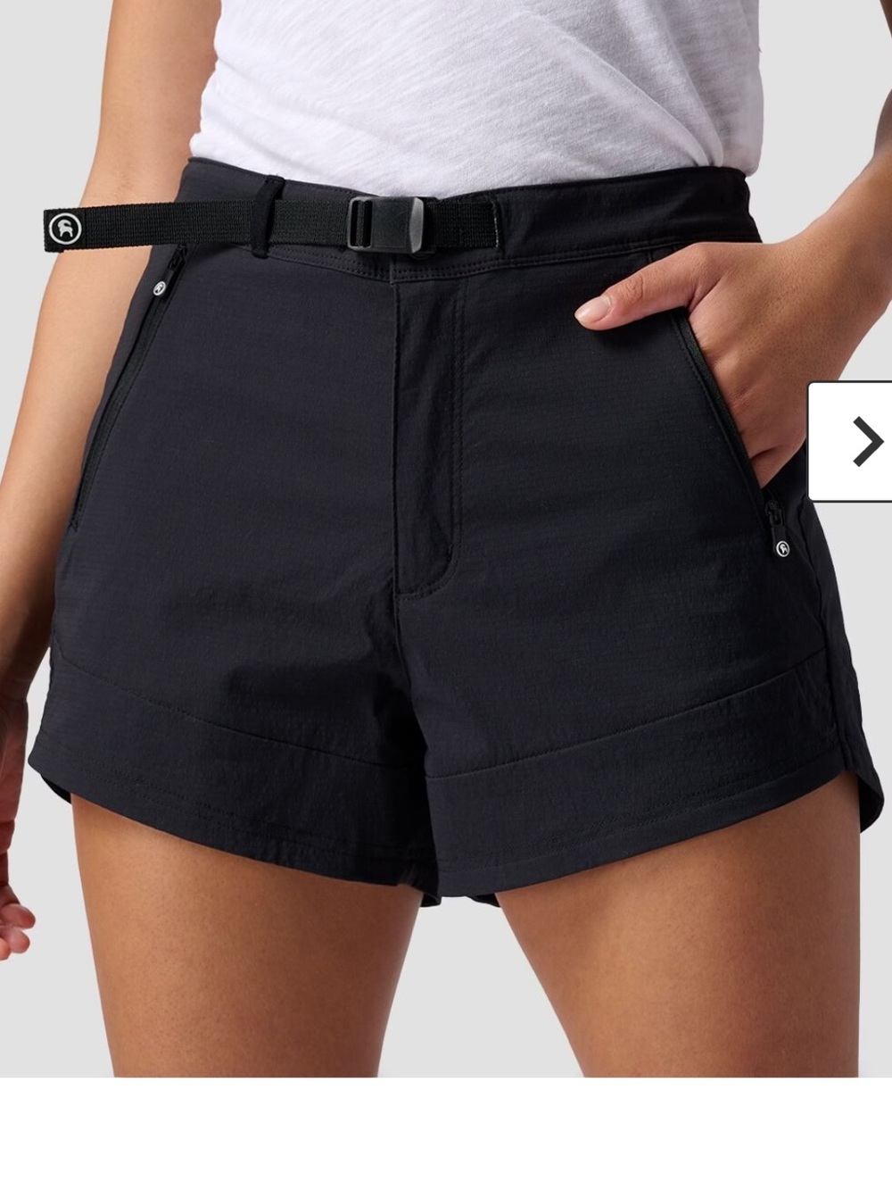Backcountry Wasatch Ripstop 3.5” short Black - M